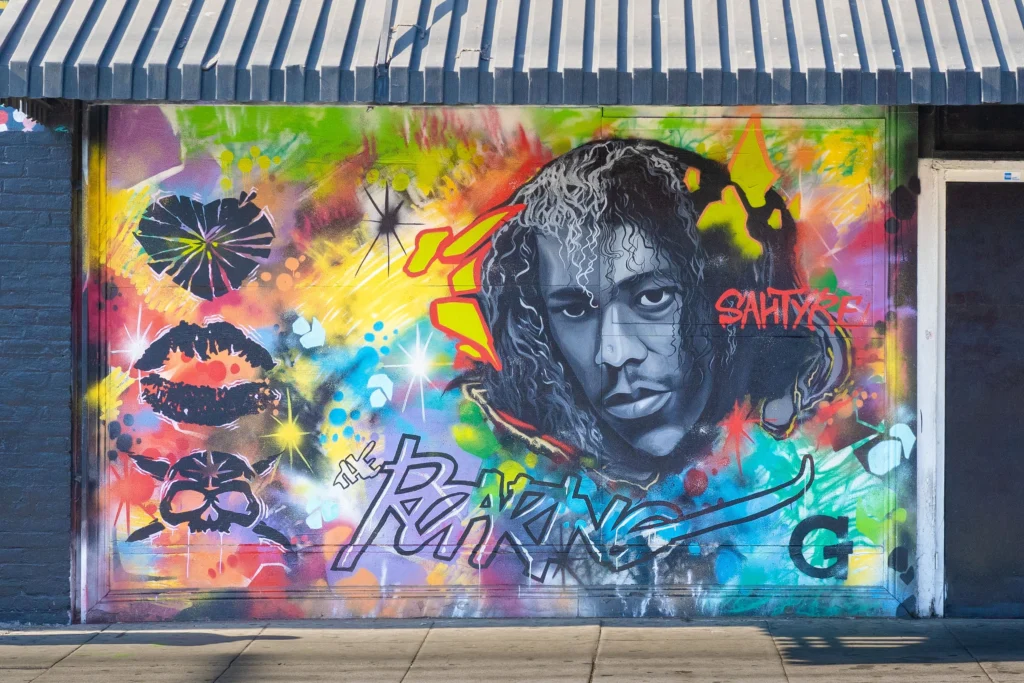 Sahtyre "The Roaring" Mural by DAME (MSK)