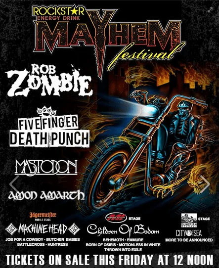 2013 Rockstar Energy Drink Mayhem Festival !