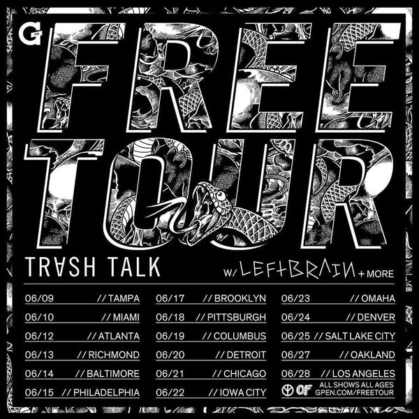 Trash Talk | ‘No Peace’ microG Bundle + G Pen Free Tour
